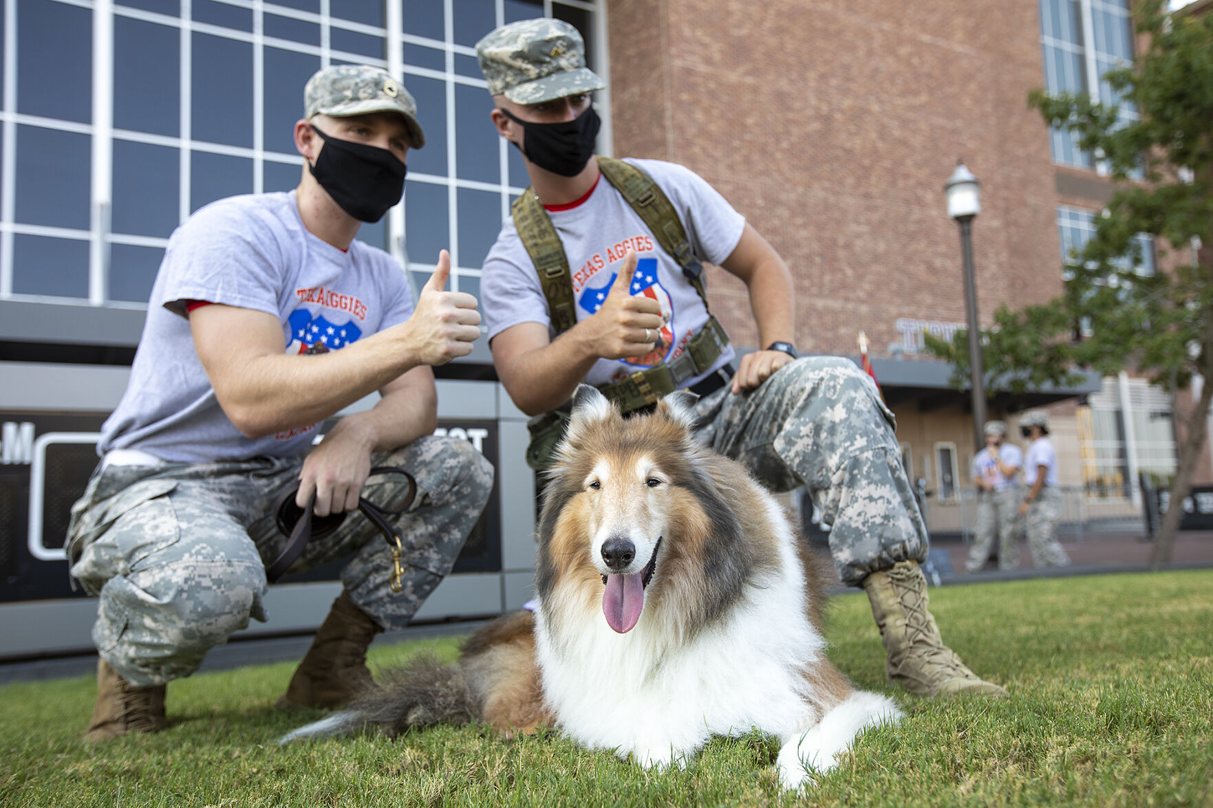 Reveille IX handler ceremony